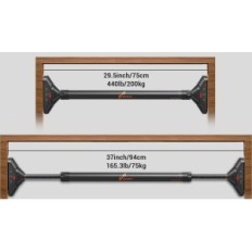 Drąds to pull the door SPORTNEER, PUSH-UP, 75-94 cm, up to 200 kg