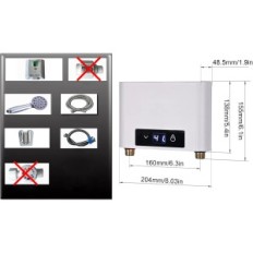 Udstilling Vandvarmer Ciever Mini 220V 5500W Instant