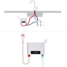 Exhibition water heater Ciever mini 220V 5500W instant