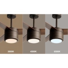 Griestu ventilators Reiga Silent 52 collas LED 3 asmeņi ar tālvadības pulti