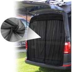 Komarac Net Hamon 150x150 cm na leđima i stranu na fotoaparat