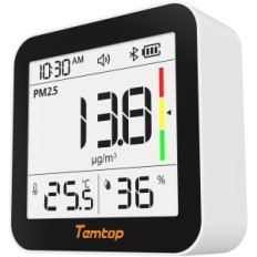 Gaisa skaitītājs Temtop M10 + 6W1 CO2 PM2.5 GOS BT temperatūras mitrums