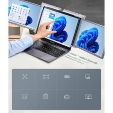 Beschadigde drievoudige monitor SOMFON, 1920 x 1080, 5V, 15 W, 14 inch