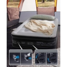 Madras oppustelig Olarhike med indbygget pumpe 198 x 101 x 46 cm efter reparation