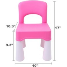 High chair Burgkidz Kids Chair pink 9.3 "Interior and garden