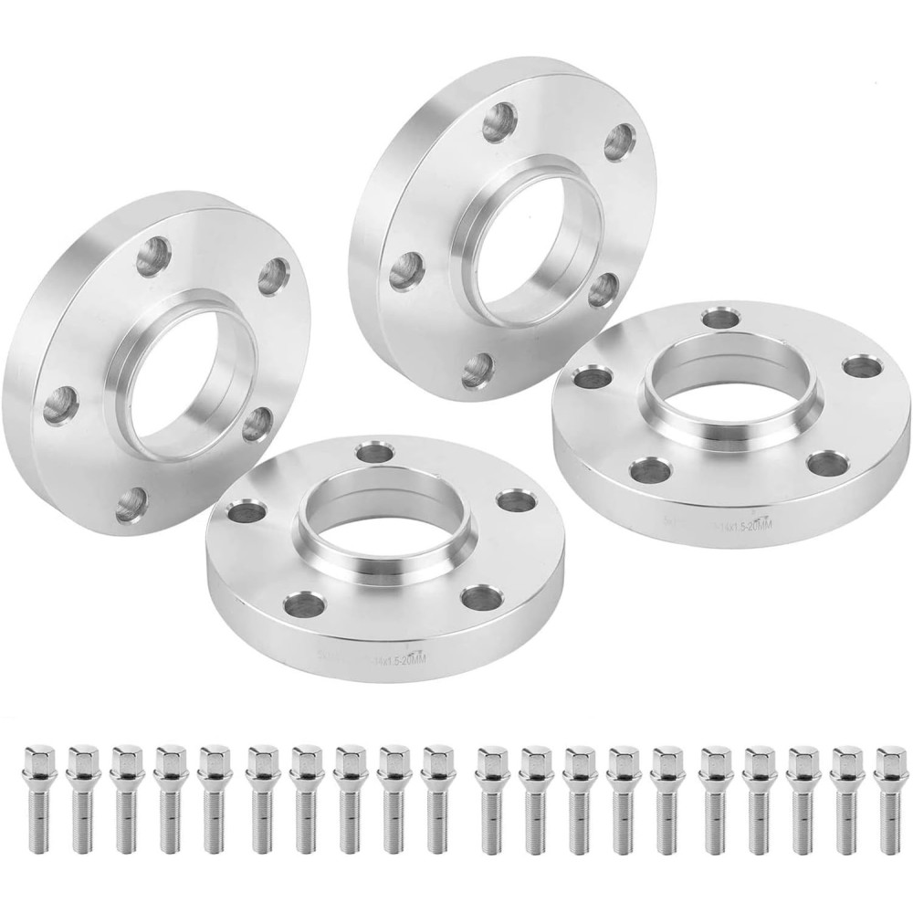 Used Distances of wheels: 4 pcs 15mm 20mm Hub Centric adapter A5 5x112