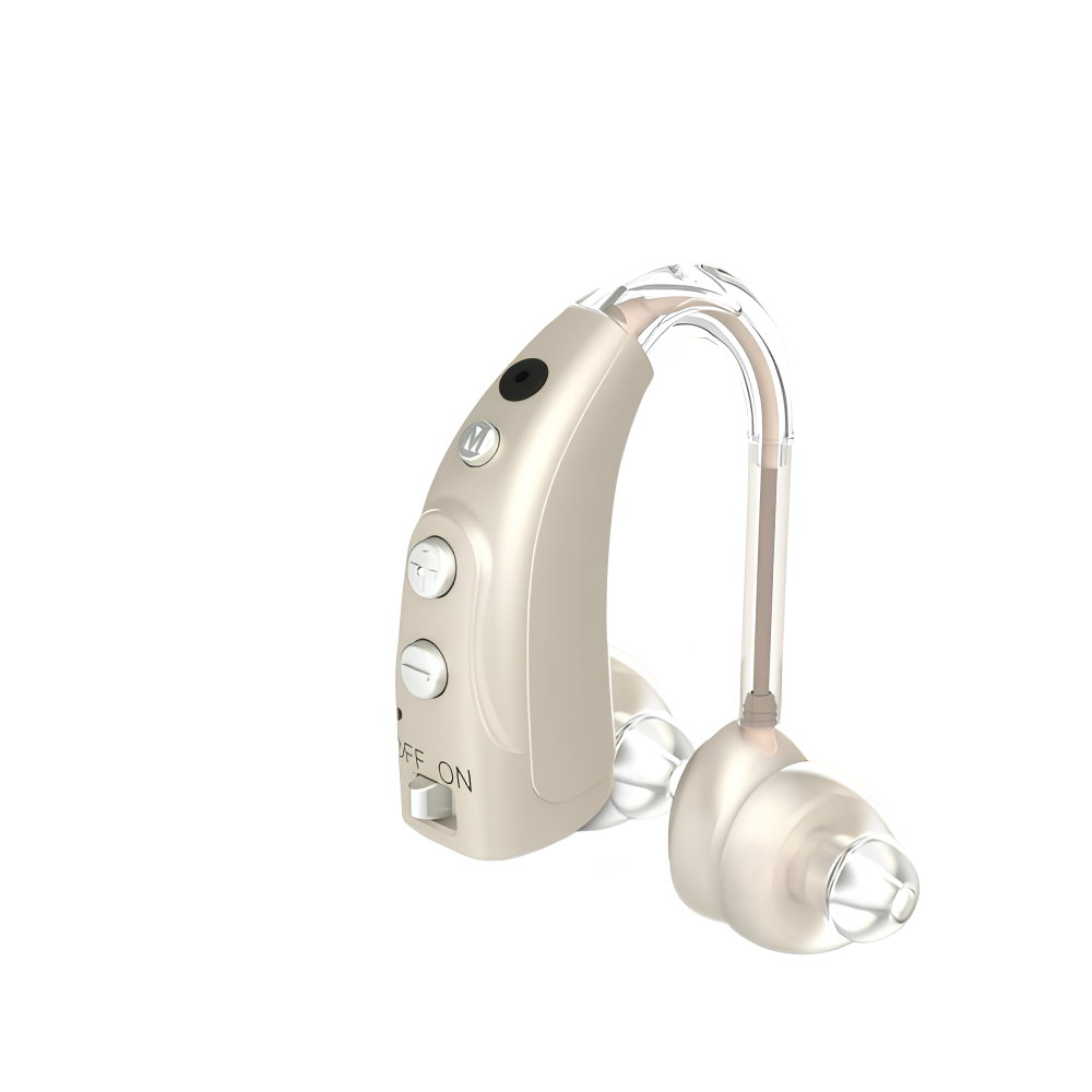 DelMicure VHP-1710 kuulolaite. Compact digital device with sound adjustment