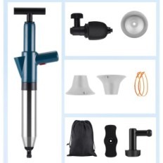 Pistón de inodoro Juchengtech con 2 herramientas de limpieza de cabello