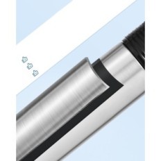 Piston de toilette Juchengtech avec 2 outils de nettoyage des cheveux d'exposition