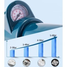 JuchengTech Toilet Piston con 2 strumenti di pulizia dei capelli di mostra
