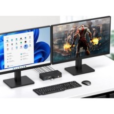 Koristi KVM HDMI 4K120Hz 2pc 2 monitora 8k 4xusb3.0 s kabelima