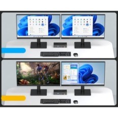 Použité KVM HDMI 4k120Hz 2PC 2 monitory 8k 4xUSB3.0 s kabely