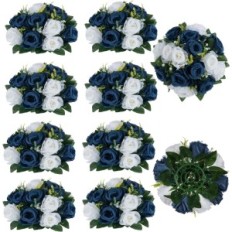 Kunstige Blosmon Blomster 10 stykker granateple rosa baller på bryllupet