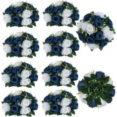 Kunstige Blosmon Blomster 10 stykker granateple rosa baller på bryllupet