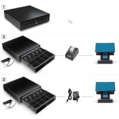Tiroir en espèces de miel endommagé, 12V Noir Professional