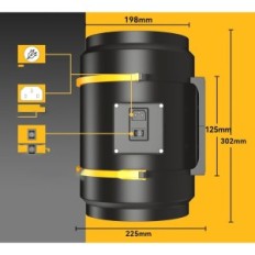 FANGOFAST 200MM 910M3 / H 230V Exaustor 1.5m