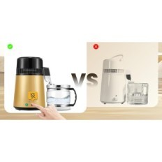 Skadad Hanchen Distiller, 750 W, 4 L / 1 gallon, stål 304