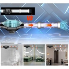 Použité Aygrochy 150 mm 595 m3 / h trubku ventilátor a hydroponie