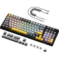 Ajazz Ajazz AK992 Gasket 99 Keys RGB BT com botão