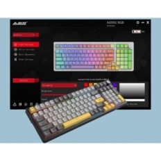 Ajazz Ajazz AK992 Gasket 99 Keys RGB BT com botão