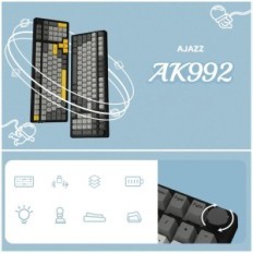 Výstava Ajazz AK992 Těsnění 99 Keys RGB BT s knoflíkem