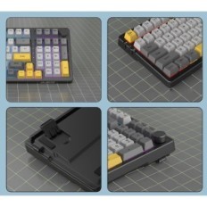 Výstava Ajazz AK992 Těsnění 99 Keys RGB BT s knoflíkem