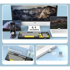 Izložba AJAZZ AK992 brtve 99 ključevi RGB BT s gumbom