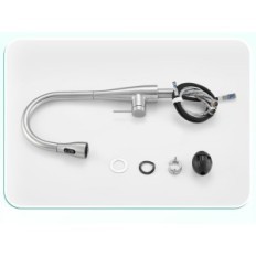 Keittiön sekoitin vedetty suihkulla CREA 2 -tilat Ruostumaton teräs