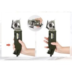 Tijeras profesionales de la sastrería CGOLDENWALL con una hoja redonda 220-240V