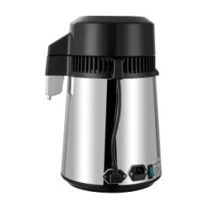 Skadet / brukt 800W vann destiller med glasskanne, rustfritt stål vannfiltrering