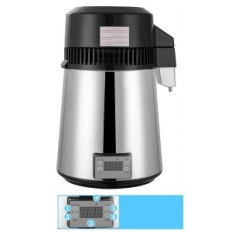 Poškozené / použité 800W vodní destilátor se skleněným konvice, z nerezové oceli filtrování vody