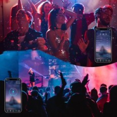 Plastica danneggiata al neon LED RGB 30m Bacco IP65 con telecomando e applicazione, per interni ed esterni