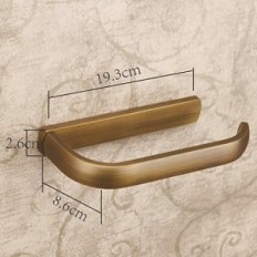 Hiendure Toiletpapier Houder gemonteerd op de muur Brons Oud