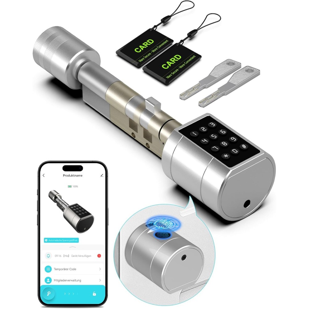 Použité zámok dverí s odtlačkom prsta L111 RFID Bluetooth 50-100 mm