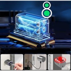 Gebruikte deurslot met vingerafdruk L111 RFID Bluetooth 50-100 mm