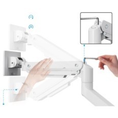 Kasutatud monitori käsi 17-49 "Spring Gaasi divolial / pöörlemine 2-20 kg LDT69-C012