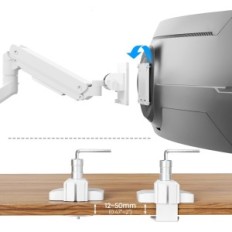 Brugt skærmens arm 17-49 "Forårsgas Divial / Rotation 2-20 kg LDT69-C012