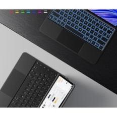 Magic billentyűzet esetében iPad Air 13 "és iPad Pro 12.9" (gen 3- 6) Earto M01- A29- BK- ES- B QWERTY Spanyol megállapodás