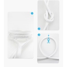 LED Neon 15M 3000K Hitteband Wit IP65 + Afstandsbediening, 120 LED / M DIMMERS (geen originele verpakking)