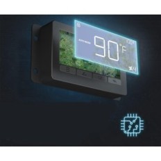 Ventilador de canal 200mm 939m³ / h aruobru com controle de temperatura e umidade B