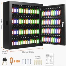 Mejasg Fire-resistant Safe for 100 keys, anti-Sugar cabinet