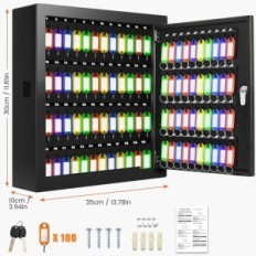 Mejasg Fire-resistant Safe for 100 keys, anti-Sugar cabinet
