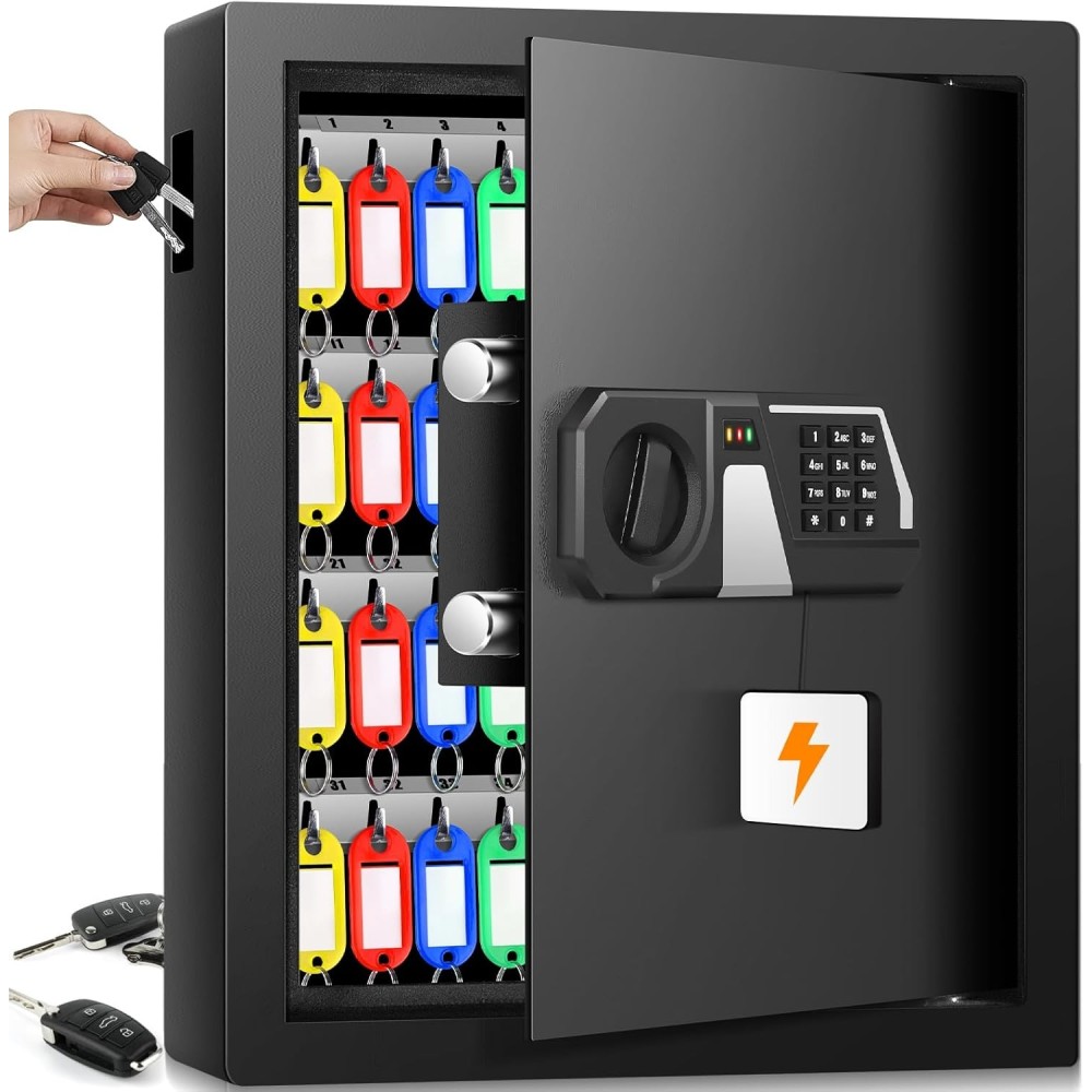 Feuerfester Mejasg Key Locker mit numerischen Code für 48 Tasten