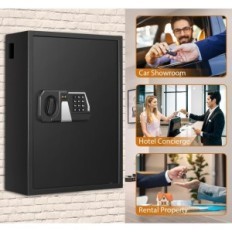 Brandfast Mejasg Key Locker med numerisk kode til 48 nøgler