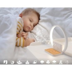 LED éjszakai lámpa RETEYUNG AJ310B 2 ébresztőóra töltés nélkül. touch szimuláció a FOTO FAST