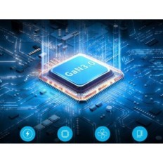 Προσαρμογέας ταξιδιού 140W Momax Gan EU / UK / US / AUS / JP FAST Φόρτωση + Καλώδιο