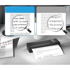 Draagbare thermische printer A4 Vretti P83 Bluetooth Android / iOS voor kantoor en reizen zwart (geen originele verpakking)