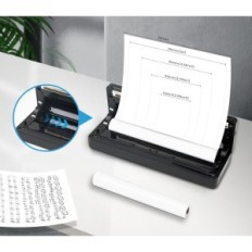 Portable thermal printer A4 Vretti P83 Bluetooth Android / IOS for office and travel black (no original packaging)