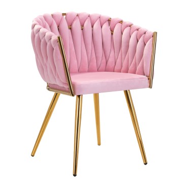 4Rico stol QS-GW06G i rosa