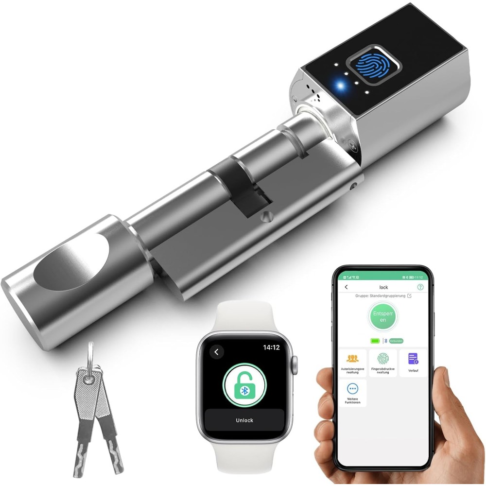 VÉLEMÉNYEZÉS / KITERJESZTÉS Elektronikus ajtózár 60 mm (30 / 30) Eseesmart Bluetooth ujjlenyomat olvasó